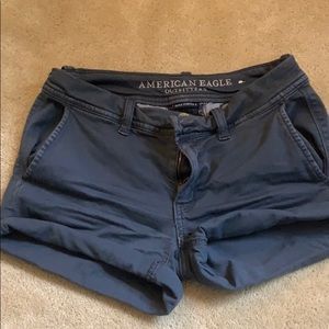 American eagle cuffed shorts